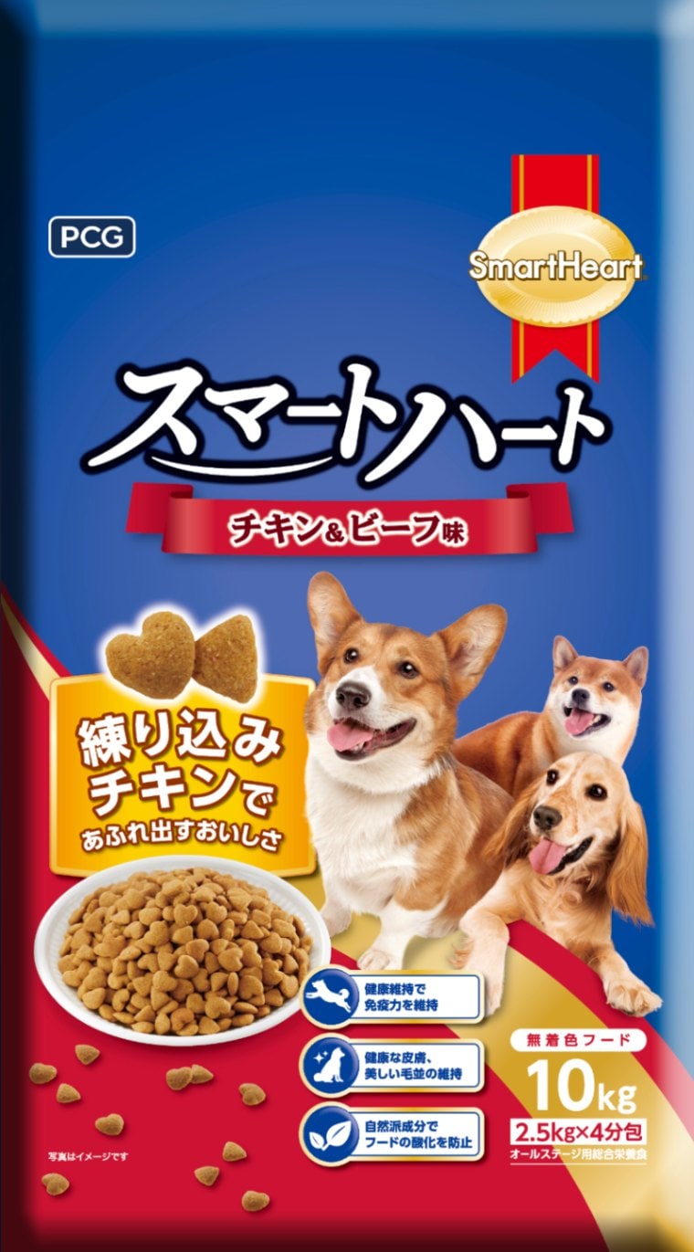 森光商店 パーフェクトCJスマートハートチキン＆ビーフ味10KG