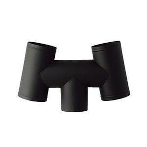 ホンマ製作所　ステンレス煙突　ハゼ折りシングル　黒耐熱 ステンレス　Ｈ笠　φ106mm