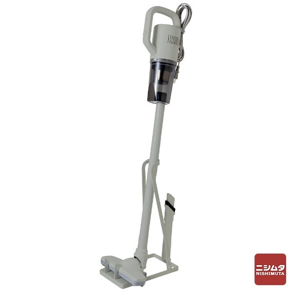 Ｃ:ＮＥＴ シーネット スタンド付きスティッククリーナー AVFS001LGY  ライトグレー 掃除機 コード式【同梱不可】【送料無料】