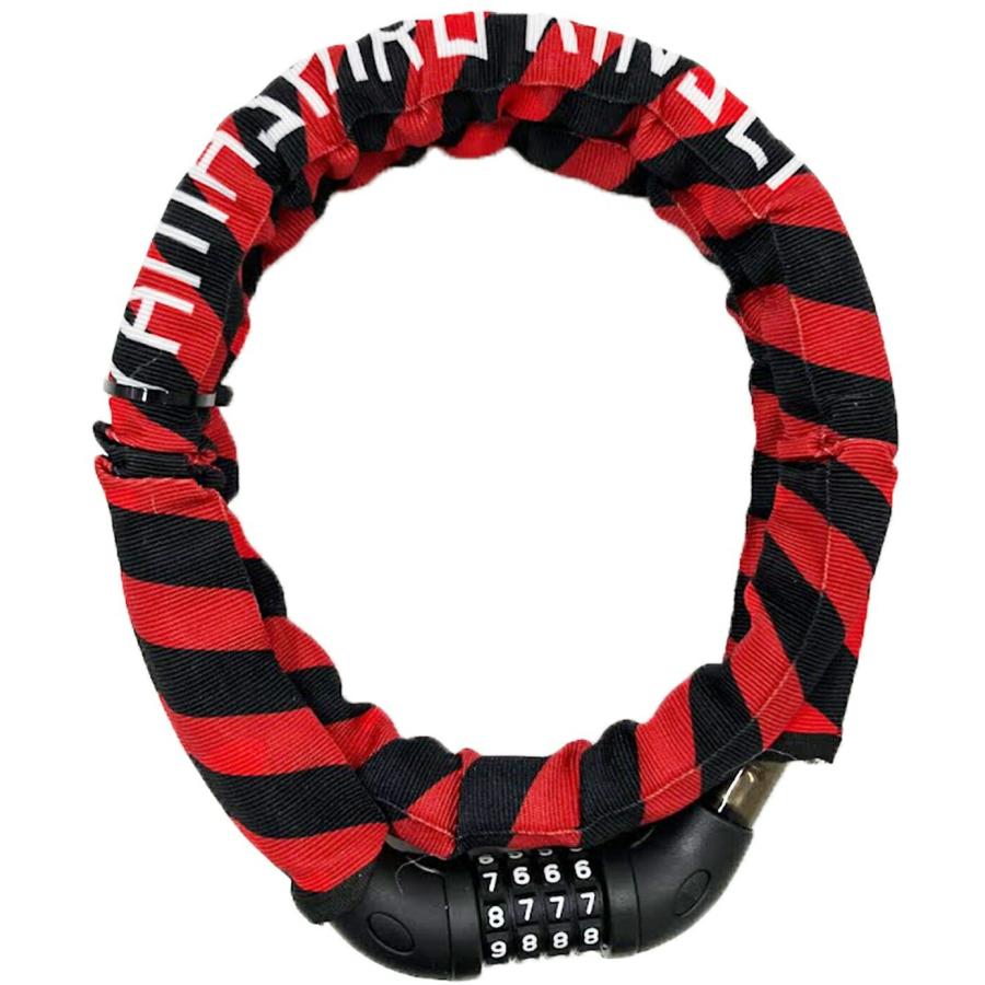 山城(Yamashiro)  ダイヤルロック レッド 1200mm Φ19mm  YKL007