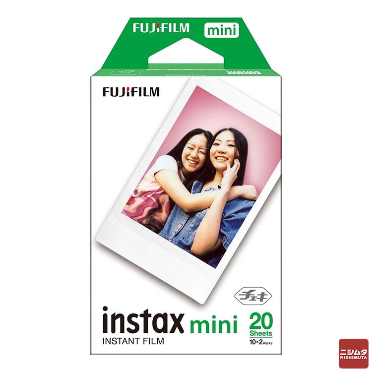 富士フイルム FUJIFILM チェキ instax mini ホワイト チェキmini用 インスタントフィルム 20枚入り