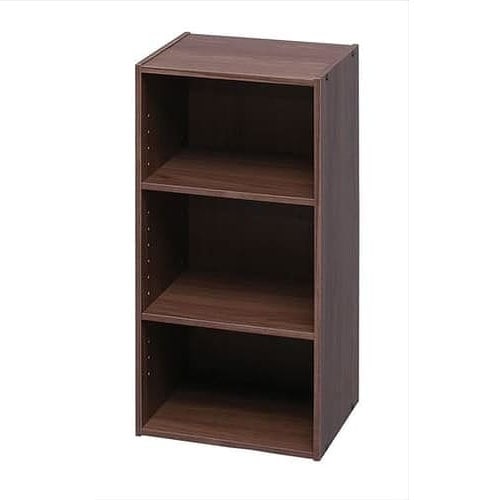 アイリスオーヤマ モジュールボックス MDB-3K ウォールナットブラウン