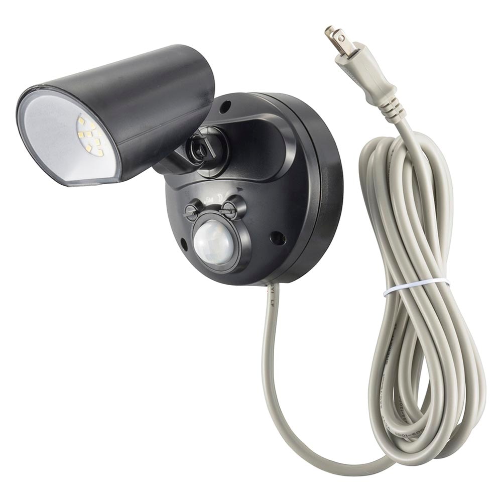 オーム電機 monban 防犯センサーライト 1灯コンセント式 LS-A100A1 1000ルーメン