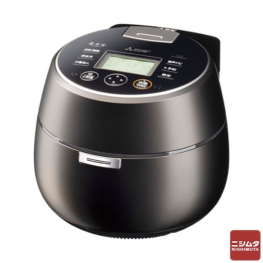 三菱 MITSUBISHI 本炭釜ジャー 炊飯器 5.5合炊き NJ-AWBX10-B 炊飯ジャー