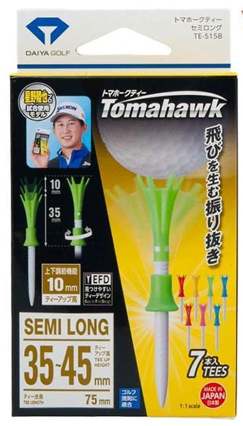 ダイヤゴルフ(DAIYA GOLF) トマホークティ セミロング カラー TE515B