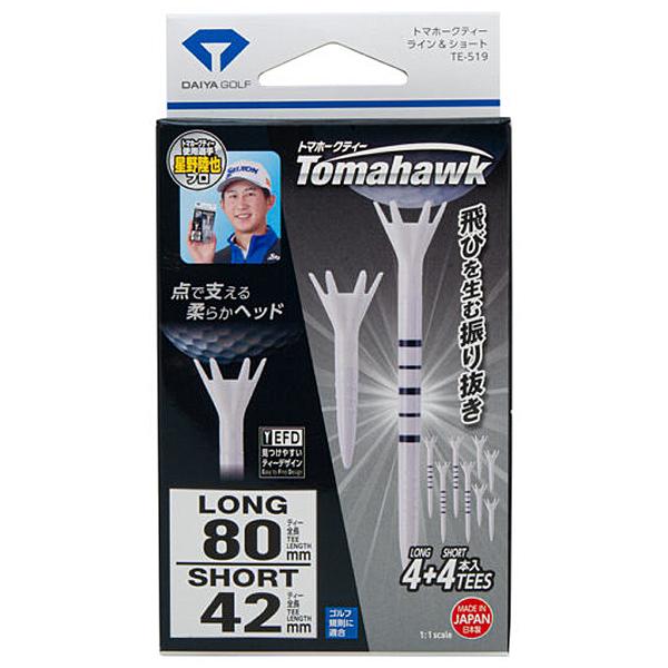 ダイヤゴルフ(DAIYA GOLF) トマホークティーライン＆ショート TE-519