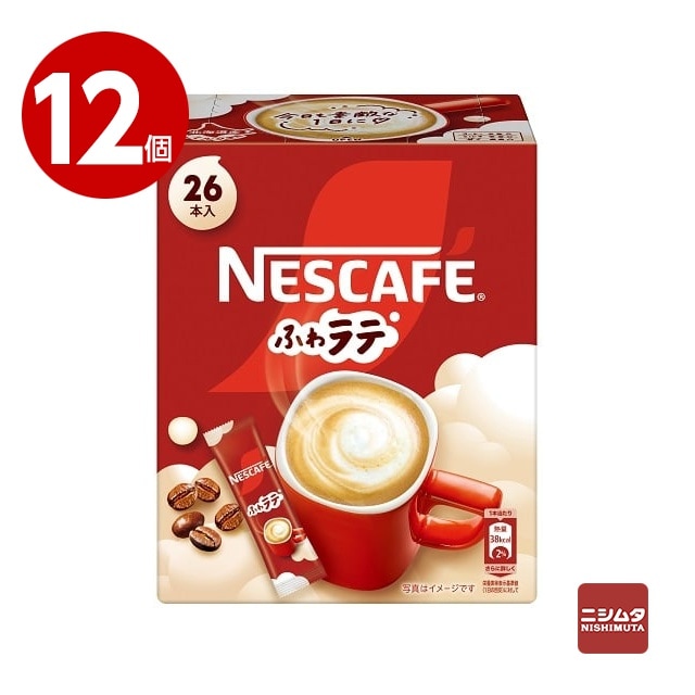 ネスレ日本　ネスカフェ　ふわラテ　26本入り×12個　インスタントコーヒー　スティックコーヒー