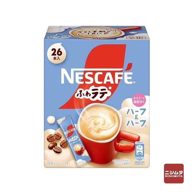 ネスレ日本　ネスカフェ　ふわラテ　ハーフ＆ハーフ　26本入り　インスタントコーヒー　スティックコーヒー【ｍ特】