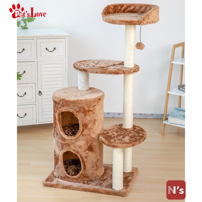 ペッツラブ　キャットタワー　PL-CTW07　おしゃれ　当店オリジナル　インテリア　組み立て簡単【送料無料】【N's】
