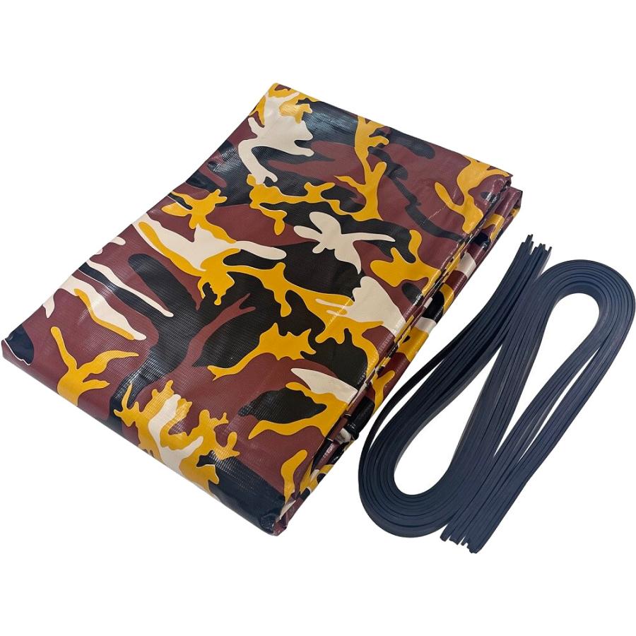 メルテック(meltec) 軽トラック用シート 迷彩柄  ブラウン TKM-02