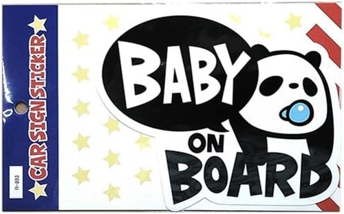 TOYO MARK (東洋マーク製作所)  BABY ON BOARD パンダ ステッカー