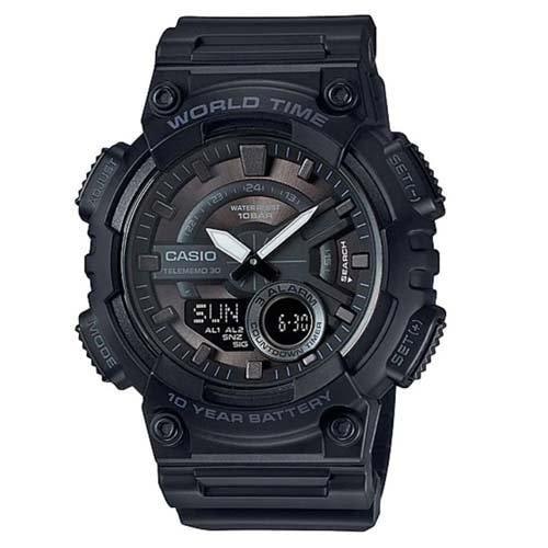 CASIO(カシオ)  腕時計 カシオ コレクション AEQ-110W-1BJH メンズ ブラック