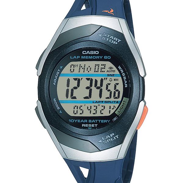 CASIO(カシオ)  腕時計 カシオ コレクション スポーツ ラップ スプリット  STR-300J-2AJH メンズ ブルー