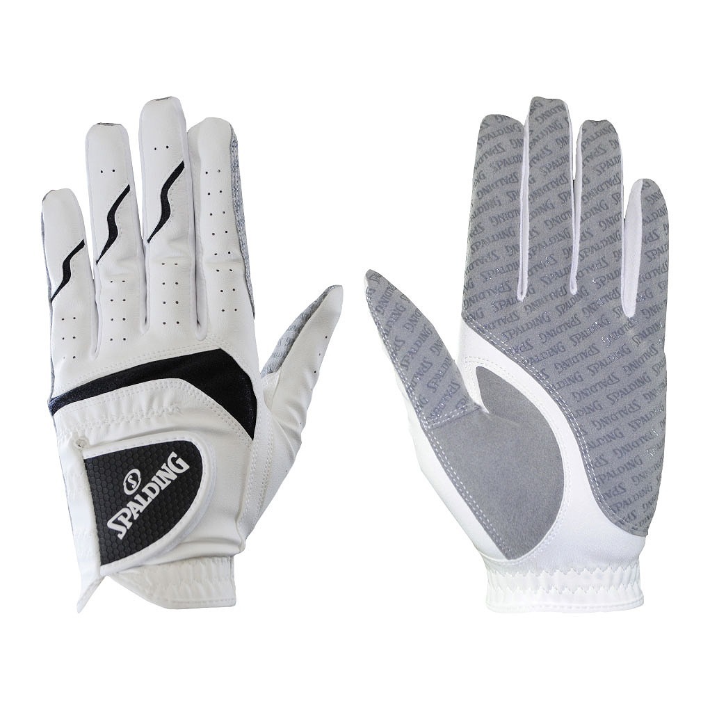 LEZAX(レザックス)  SPALDING 非公認シリコングローブ SPGL-3657 ホワイト M(23-24cm) 右手用