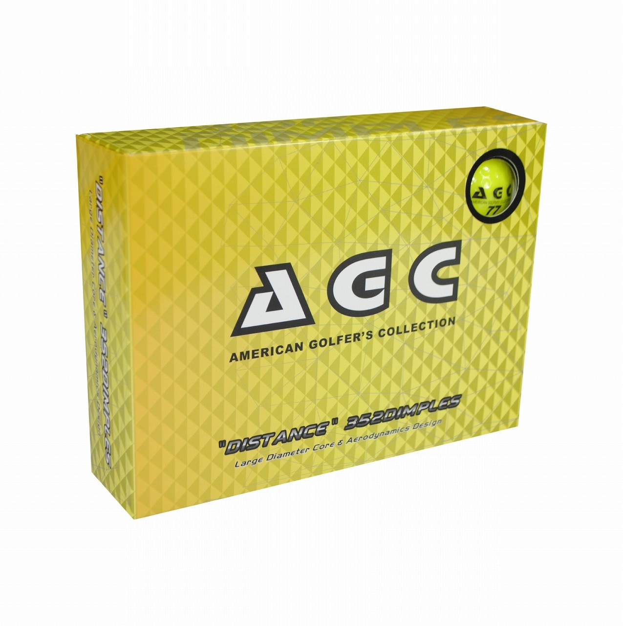 レザックス(LEZAX) エージーシー ゴルフボール（12個入り）AGBA-3790 イエロー