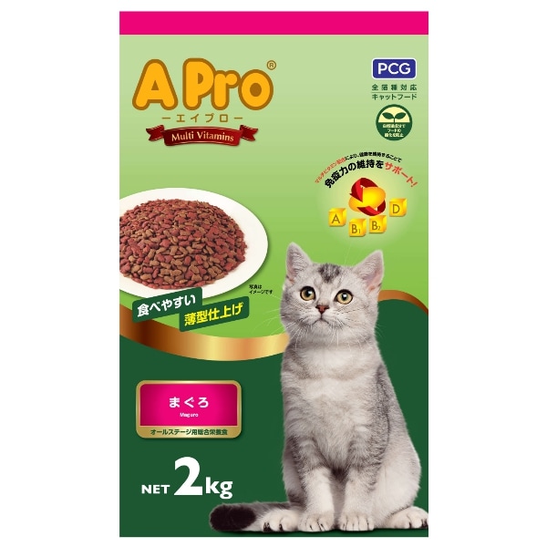 Apro エイプロ 猫ドライフード まぐろ 2kg キャットフード 猫 ドライフード