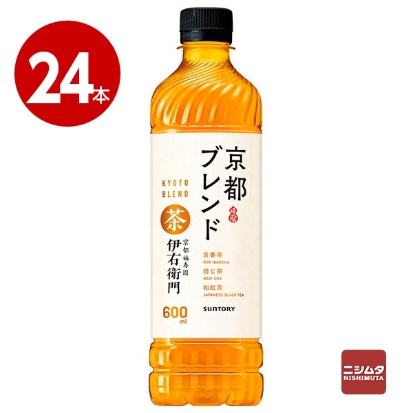 サントリー　緑茶　伊右衛門　京都ブレンド　600ml×24本　ペットボトル【送料無料】【ｍ特】