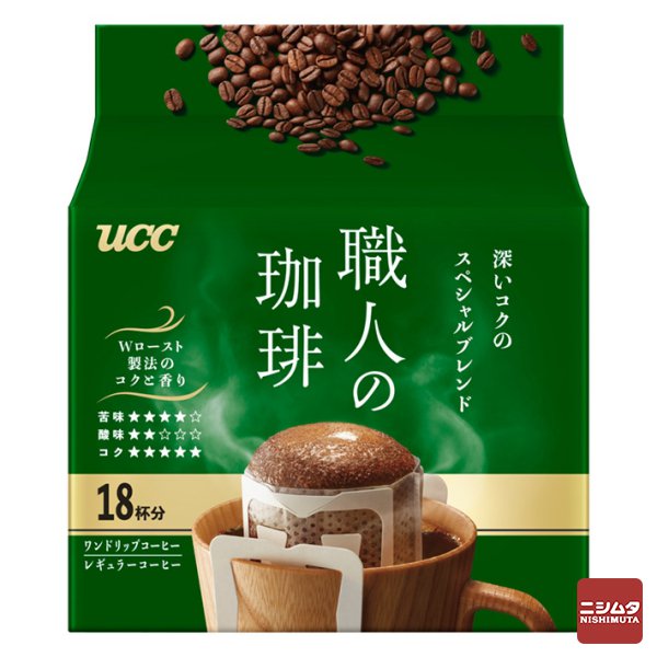 UCC　職人の珈琲 ワンドリップコーヒー　深いコクのスペシャルブレンド 18杯分