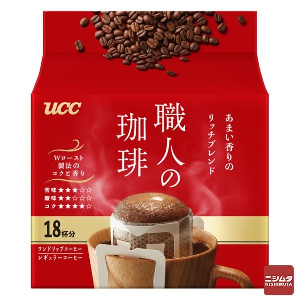 UCC　職人の珈琲 ワンドリップコーヒー　あまい香りのリッチブレンド 18杯分