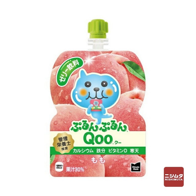 コカ・コーラ　ミニッツメイド　ぷるんぷるんQoo（クー） もも　125g　ゼリー飲料