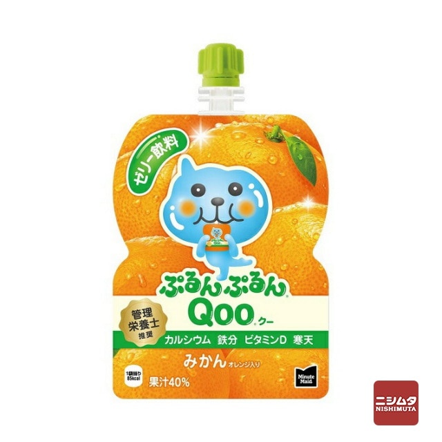 コカ・コーラ　ミニッツメイド　ぷるんぷるんQoo（クー） みかん　125g　ゼリー飲料