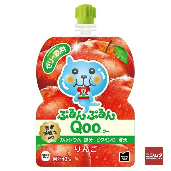 コカ・コーラ　ミニッツメイド　ぷるんぷるんQoo（クー） りんご　125g　ゼリー飲料