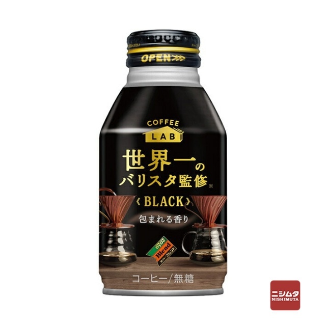 ダイドー　ダイドーブレンド　コーヒーラボ　世界一のバリスタ監修　ブラック　260g　缶コーヒー