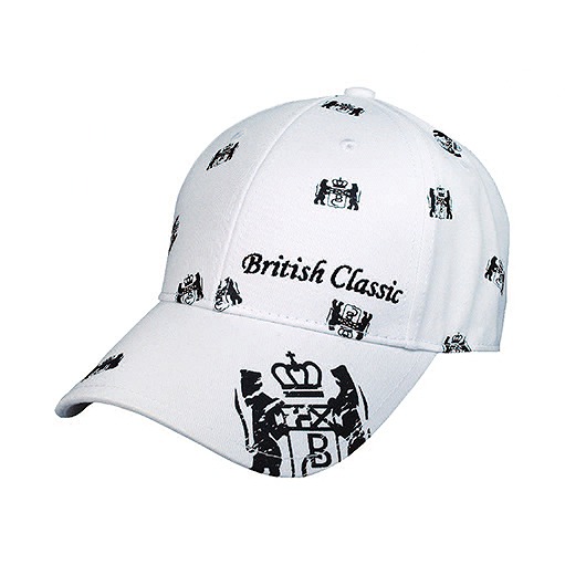LEZAX(レザックス) ブリティッシュクラシック キャップ（マーカー付き）BCCP-7579 ホワイト