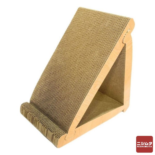 ペットライフクリエイト　爪とぎ トライアングルスクラッチャー　猫用品　森光商店