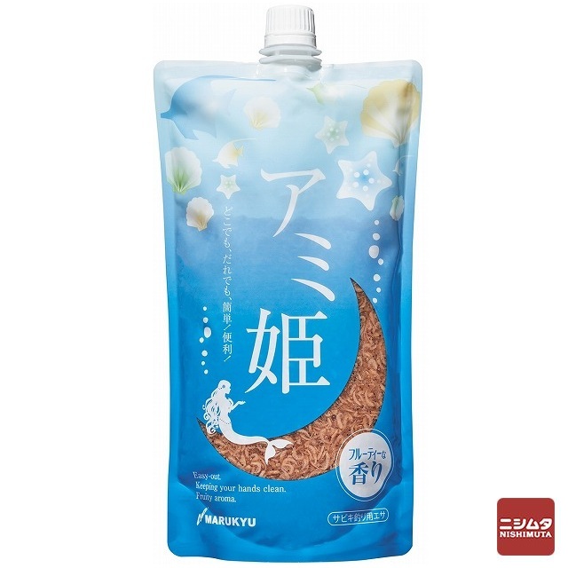 マルキュー　アミ姫　600g　堤防・サビキ釣り用配合エサ　餌