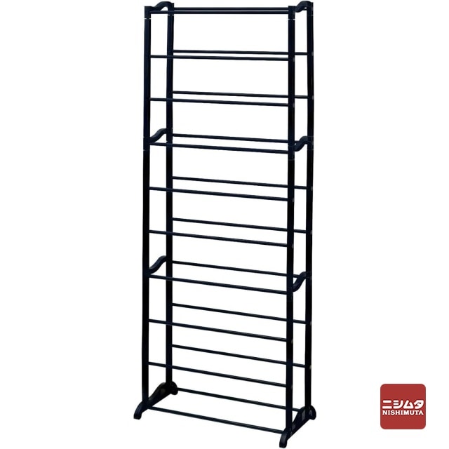 トレードワン 10段シューズラック ブラック 10517 靴箱 下駄箱