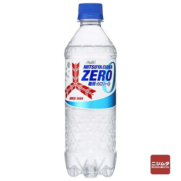 アサヒ飲料　三ツ矢サイダーZERO　500ml　ペットボトル