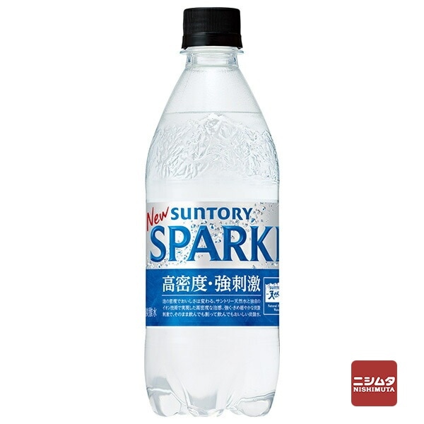 サントリー　天然水　SPARKLING　500ml　ペットボトル【ｍ特】