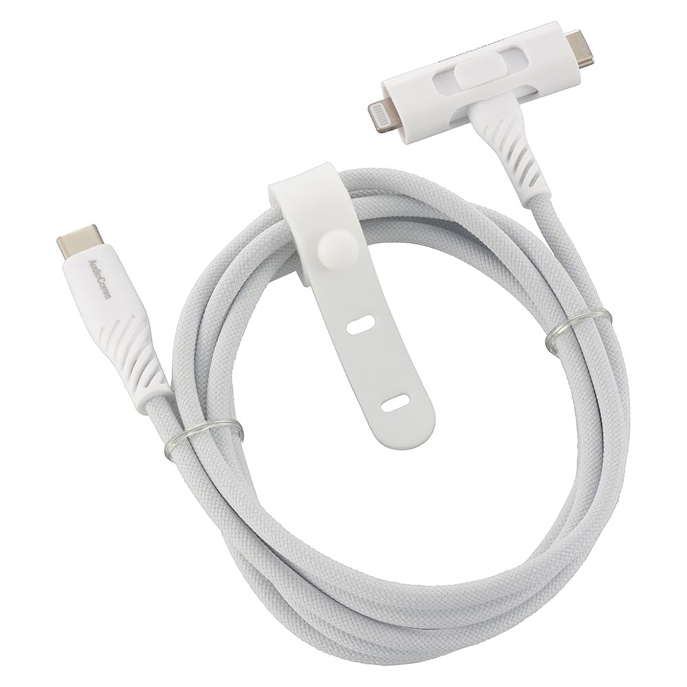 オーム電機 さらさらUSBケーブル 1.5m SMT-L15ST1815N | ケーブル