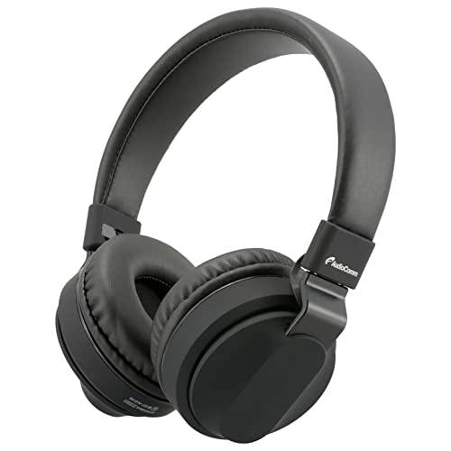 オーム電機 OHM AudioComm ワイヤレスヘッドホン ブラック 折りたたみ HP-W310N-K