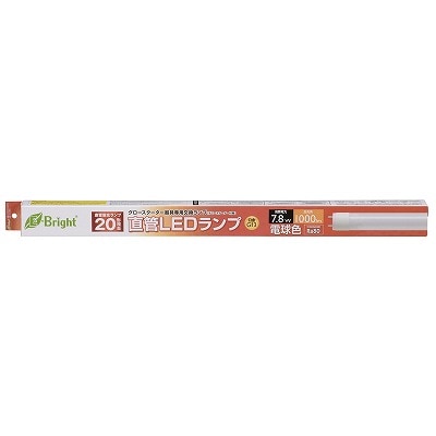 オーム電機 直管LEDランプ 20形相当 G13 電球色 LDF20SS・L/8/10