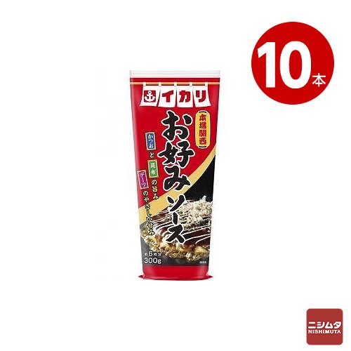 イカリソース お好みソース 300g×10本 調味料