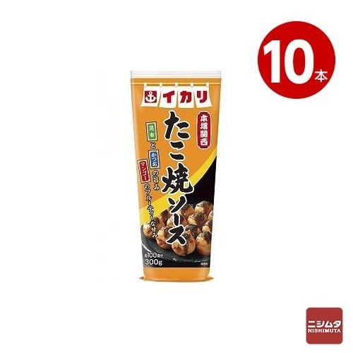 イカリソース たこ焼ソース 300g×10本 調味料