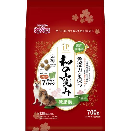 PETline(ペットライン)  JPstyle(ジェイピースタイル)  和の究み ドッグフード 小粒 低脂肪 1歳から 700g