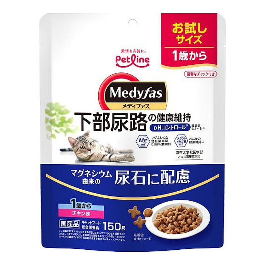 PETline(ペットライン) メディファス 1歳から 下部尿路 チキン味 国産 150g