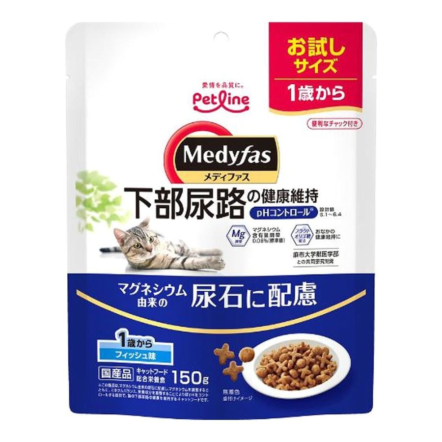 PETline(ペットライン)  メディファス 1歳から 下部尿路 フィッシュ味 国産 150g