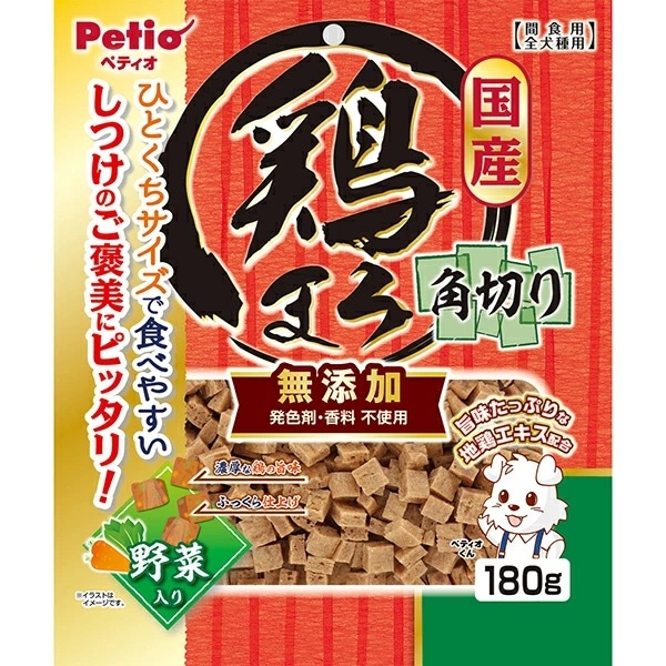 Petio(ペティオ) 鶏まろ 無添加 角切り 野菜入り 180g