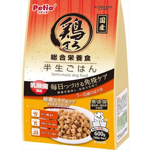 Petio(ペティオ)  鶏まろ 総合栄養食 半生ごはん 1～6歳の成犬用 600g