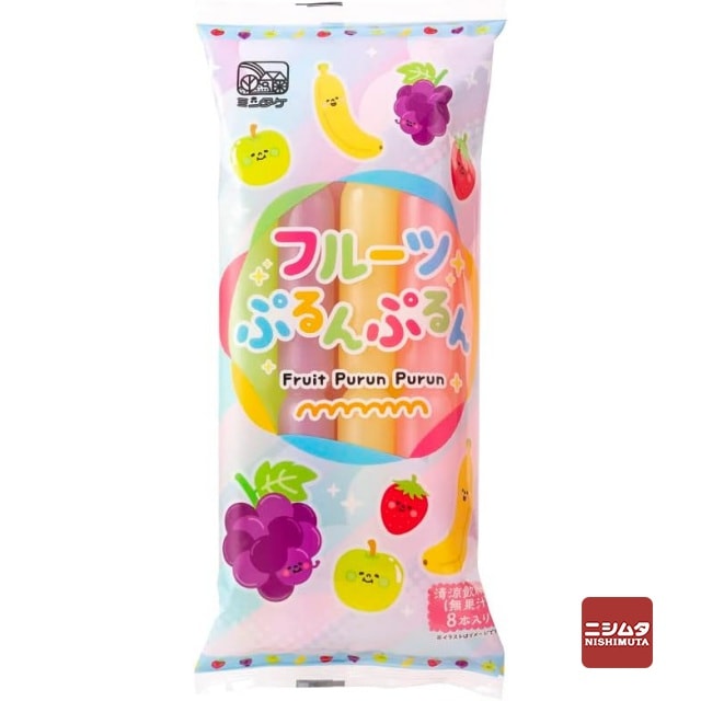 光武製菓　フルーツぷるんぷるん　8本入り　棒ジュース　棒アイス【ｍ特】