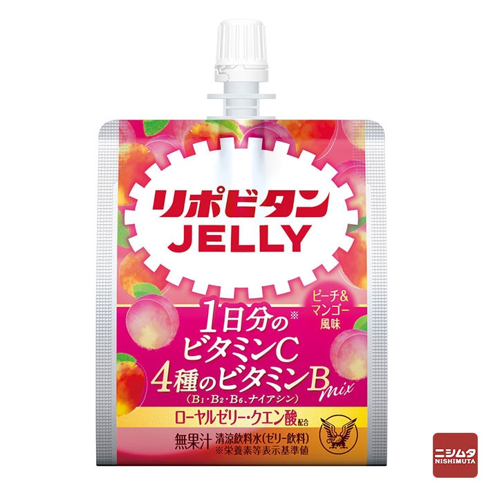 熱中症対策に　大正製薬　リポビタンゼリーVC　ピーチ&マンゴー風味　150g 熱中症対策 ゼリー ゼリー飲料 栄養補給 残暑 酷暑 猛暑
