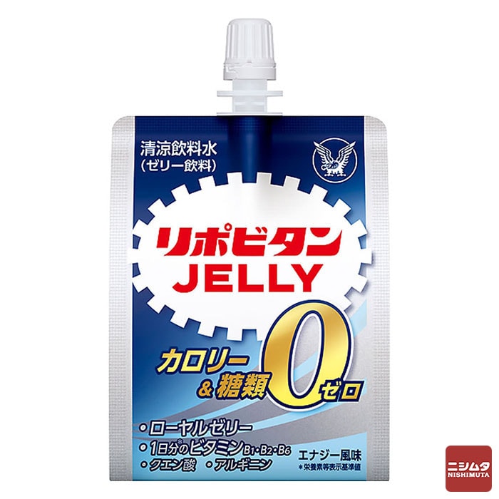 熱中症対策に　大正製薬　リポビタンゼリーZERO　180g 熱中症対策 ゼリー ゼリー飲料 栄養補給 残暑 酷暑 猛暑