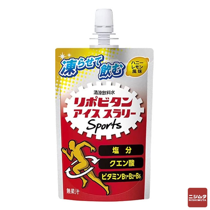 【ネコポス対応】熱中症対策に　大正製薬　リポビタン　アイススラリー　for　Sports　ハニーレモン風味　120g 熱中症対策 ゼリー ゼリー飲料 栄養補給 残暑 酷暑 猛暑
