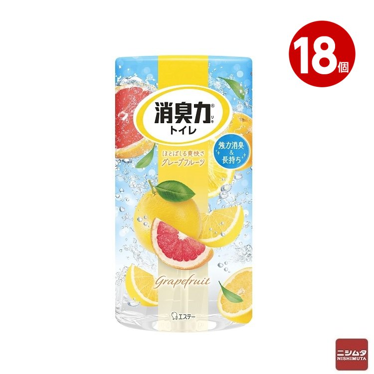 エステー　トイレの消臭力　グレープフルーツ　400ml×18個【送料無料】