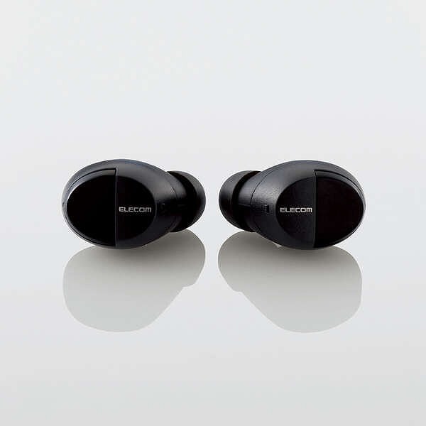 エレコム 完全ワイヤレスBluetoothヘッドホン LBT-TWS12シリーズ  LBT-TWS12BK