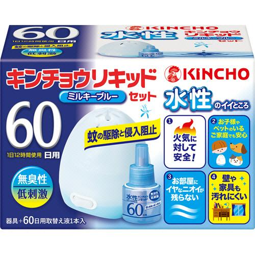 大日本除虫菊(株) KINCHO 水性キンチョウリキッド コード式 蚊取り器 60日